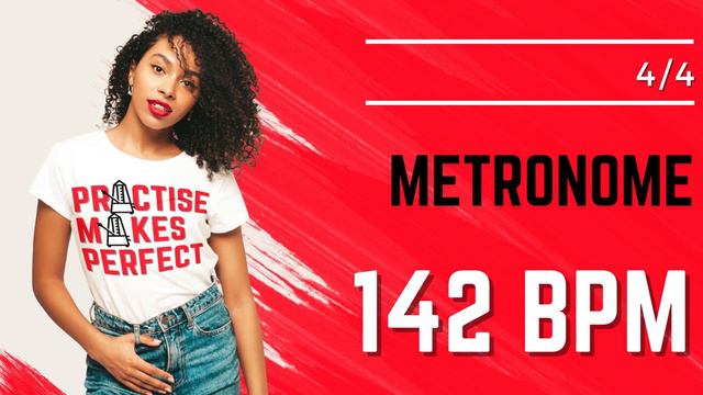 💪 🎼 METRONOME 142 BPM 4/4 смотреть онлайн