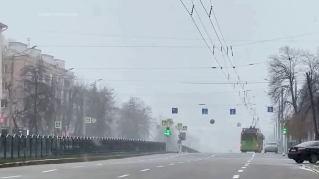 Харьков сегодня.Город засыпало первым снегом.Ноябрь,2023