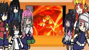 "РЕАКЦИЯ КЛИНОК РАССЕКАЮЩИЙ ДЕМОНОВ" (РЕНГОКУ КЁДЖУРО И МИЦУРИ КАНРОДЖИ)