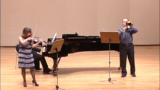 J S Bach "Erbarme Dich" from "St Mathew Passion" Arranged for Violin,Trombone and P смотреть онлайн