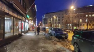 Evening to night Circular walk around Helsinki city Center#travel#shorts