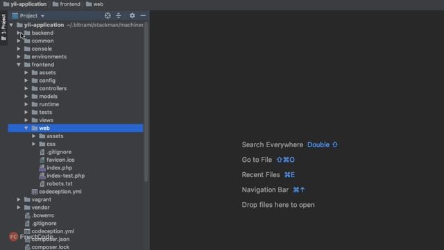 Уроки Yii2: Установка Yii2 Advanced. Настройка локальных сайтов backend.test и frontend.test