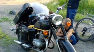 Восход 3м самый популярный,отечественный мотоцикл прошлого