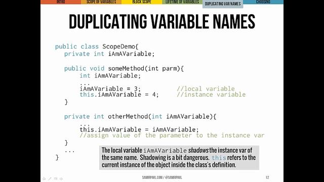 Scope and Lifetime of Variables смотреть онлайн