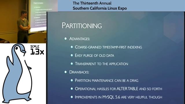 Baron Schwartz - Building A Time Series Database on MySQL - SCALE 13x