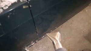 Как вытянуть залом двери на жигулях?