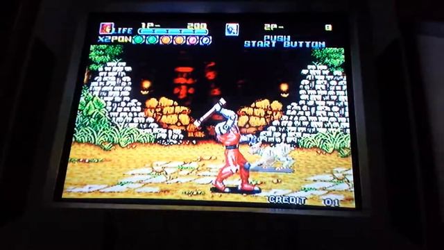 Robo Army - snk Neo Geo Arcade on a Crt monitor смотреть онлайн