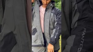 Костюм Горка, ткань таслан, серый, с показателями мембраны 10/10 костюм для рыбалки