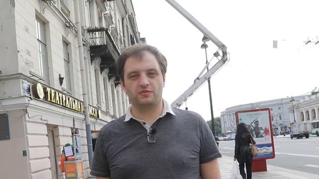 Монтаж рекламных конструкций с автовышки для Василия Фёдерова от компании "СпецРент"