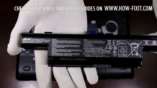 Asus K95 Battery Replacement смотреть онлайн