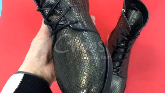 Ботинки из кожи питона бронзового цвета Choosl смотреть онлайн