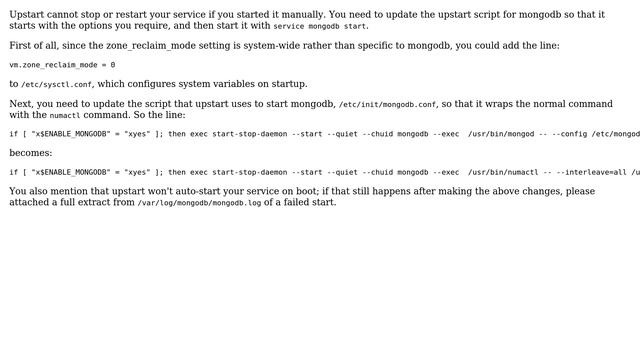 Ubuntu: How should I start MongoDB on a NUMA machine? (4 Solutions!!) смотреть онлайн