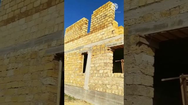 Кладка ракушки, второй этаж наша работа ))) смотреть онлайн