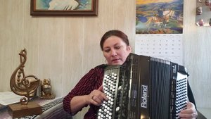 Французская меланхолическая мелодия баян chromatic accordion