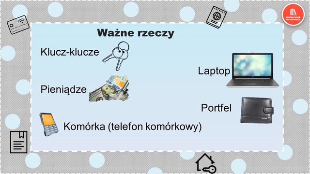 Учим польский язык Тема : DOKUMENTY - Документы | Польский по полочкам