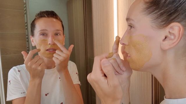Массаж для лица по муке // Очищение и питание кожи
