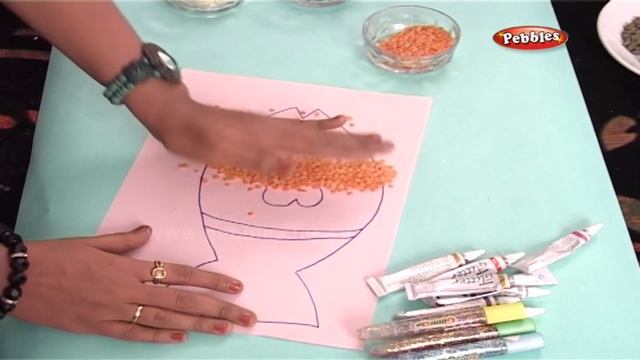 Fun With Seeds | Craft Work With Waste Materials | Learn Craft For Kids | Waste Material Craft Work смотреть онлайн