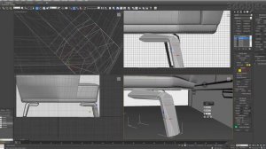Сложное моделирование ножки в 3d max
