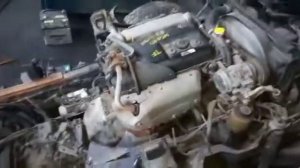 MAZDA TITAN WGEAD. Видео работы двигателя TF, (мех.тнвд)