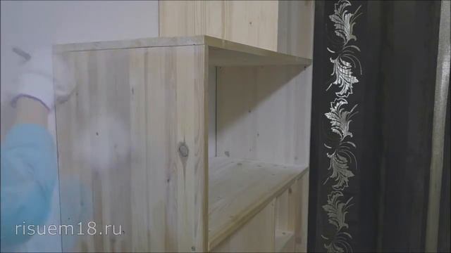 Тонировка дерева Покрытие "белёный дуб" | Художник Наталья Боброва
