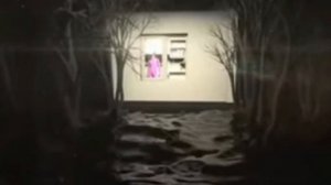 розовый гусь смотрит в окно хочет понять почему так темно