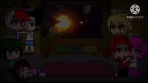 Mha react to zombies/gacha life(ww2)