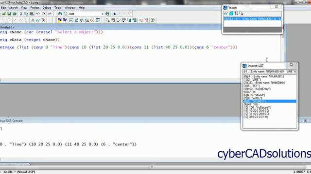 Which dxf codes are required to Create a Line Circle And a Text in AutoLISP смотреть онлайн