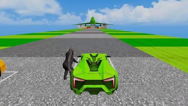 Crazy Superhero Car Stunt Race 2023 Car Racing Stunts Driver Simulator Android Gameplay смотреть онлайн