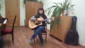 А я теряю голову на гитаре