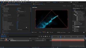 Абстрактные частицы с Aux System Trapcode Particular в After Effects (Abstract Particles)