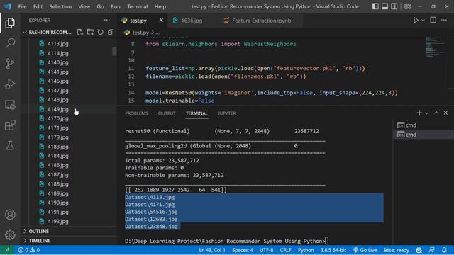 Part 02:Image Search Engine Using Deep Learning l Fashion Recommender System l смотреть онлайн
