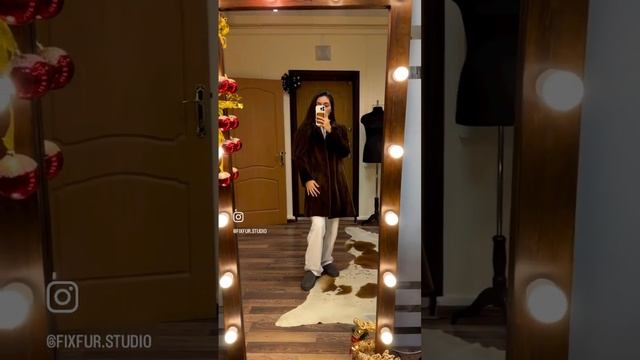 Перекрой норковой шубы со стрижкой. смотреть онлайн