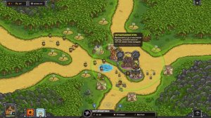 Прохождение Kingdom Rush Frontiers Veteran - Level 7 Алая долина Heroic