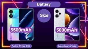 Realme GT Neo 5 SE vs Redmi Note 12 Turbo ⚡️ Comparison