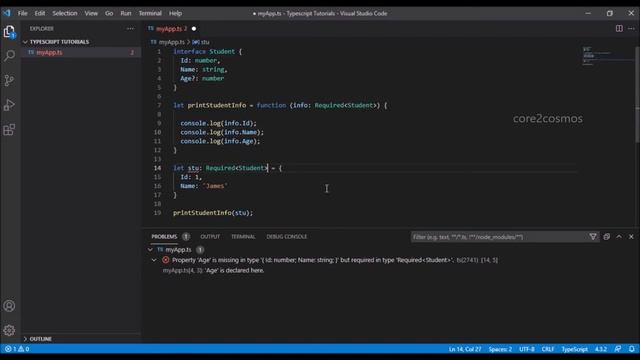 Typescript utility types part 1 | Partial | Required | Readonly | English