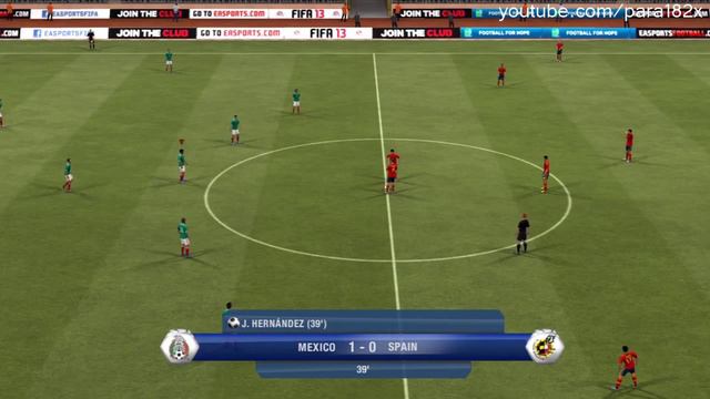 FIFA 13: Road to International Glory #11 - World Cup 2014 - Mexico vs Spain (Semi Final) смотреть онлайн