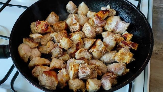Как пожарить мясо на сковороде, вкуснее шашлыка.❗❗❗
