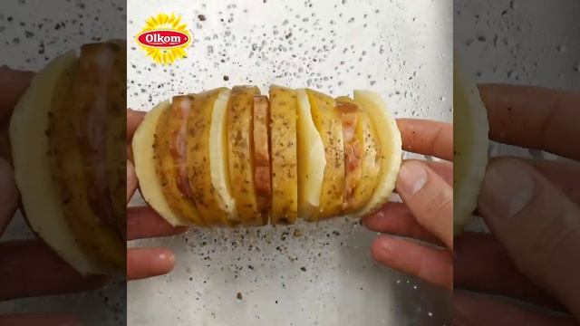 Три рецепти картоплі-гармошки / Три рецепта картошки-гармошки / Three potato recipes