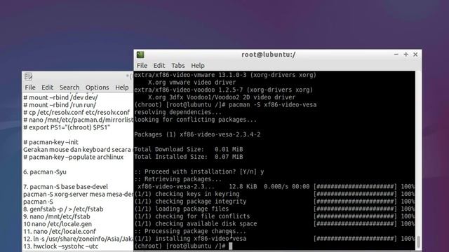 Install Arch Linux Bootstrap dari Live CD Ubuntu смотреть онлайн