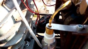 Компрессор на базе компрессора автомобильного кондиционера. С автоматикой.