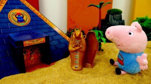 Волшебство - Свинка Пеппа и Джордж попадают в пустыню! Видео для детей про игрушки