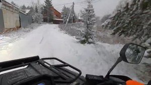 ПЕРВЫЙ СНЕГ 2020 Квадроцикл Русская Механика РМ-650 GoPro 8