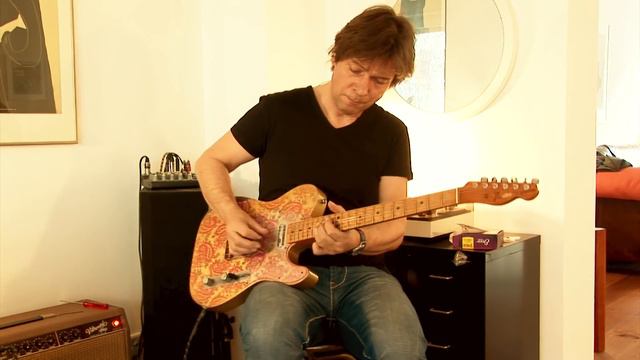 (my personal) 2017 Fender Masterbuilt '68 RelicTelecaster Paisley, Custom Shop Dale Wilson, Part2 смотреть онлайн