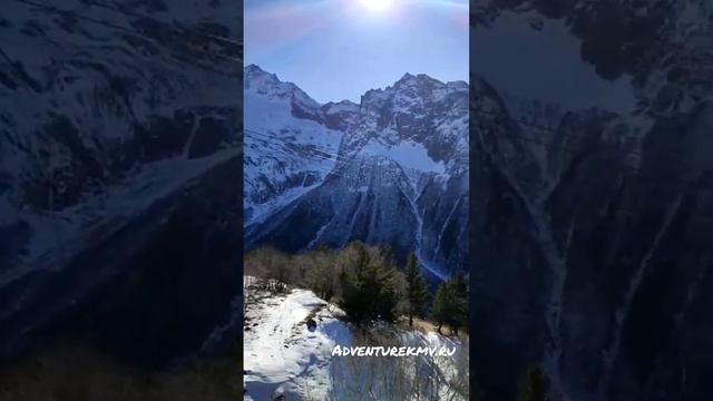 Зимний Домбай. Индивидуальные экскурсии Теберда-Домбай из Кисловодска ?+79283475869 WhatsApp #Домба