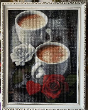 УТРЕННИЙ КОФЕ /// АЛМАЗНАЯ МОЗАИКА