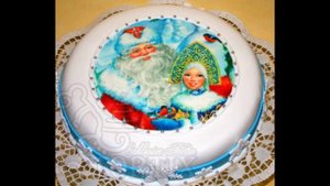 Самые красивые новогодние торты - как украсить торт на Новый год.