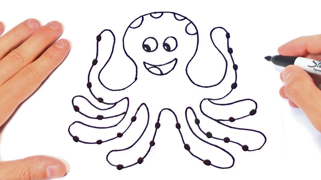 Как нарисовать осьминога | How to draw an octopus