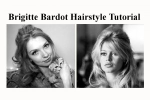 Прическа в стиле Бриджит Бардо ❥ Brigitte Bardot Hairstyle Tutorial