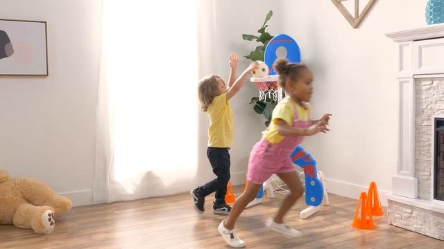 3-in-1 Toddler Basketball Hoop Sports Activity Center смотреть онлайн