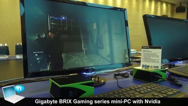 Gigabyte BRIX Gaming series mini PC with Nvidia desktop GPU